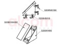 Zestaw kątownika 80x80 ZN linia X