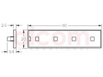 Zaślepka 5 80x20 | ALCOM