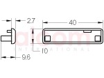 Zaślepka 5 40x10 | ALCOM