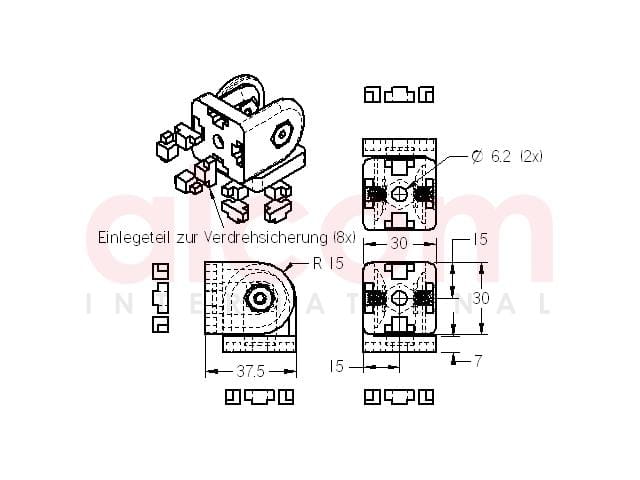 Przegub 6 30x30
