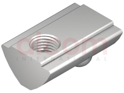 Wpust przesuwny M6, z podcięciem, długość 19 mm rowek 8