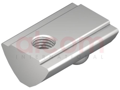 Wpust przesuwny M5, z podcięciem,  długość 19mm rowek 8