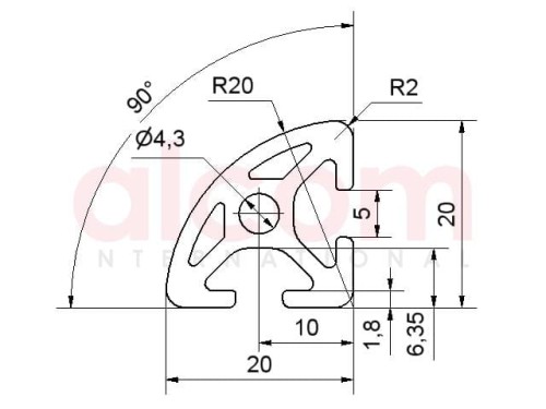 Profil 5 R20 90