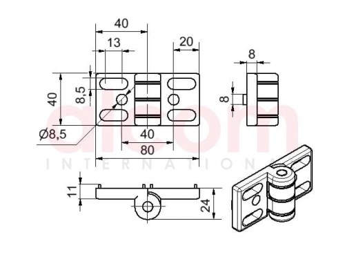 Zawias GD-ZN