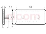 Zaślepka 8 60x30 szara | ALCOM