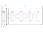 Zaślepka 8 160x80| ALCOM