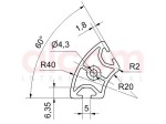 Profil 5 R20x40 60