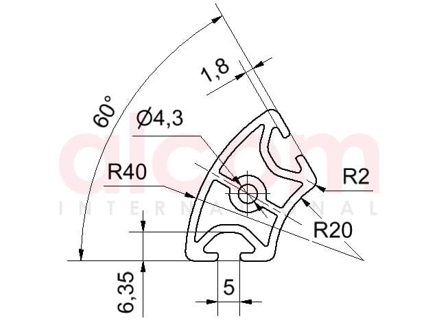 Profil 5 R20x40 60