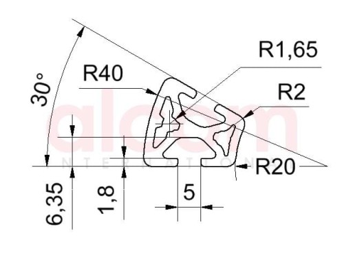 Profil 5 R20x40 30