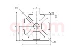 Profil aluminiowy konstrukcyjny 20x20 3N [5]