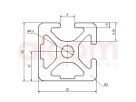 Profil aluminiowy konstrukcyjny 20x20 2N90° [5]