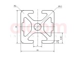 Profil aluminiowy konstrukcyjny 20x20 2N180° [5]