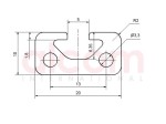 Profil aluminiowy konstrukcyjny 20x10 [5]