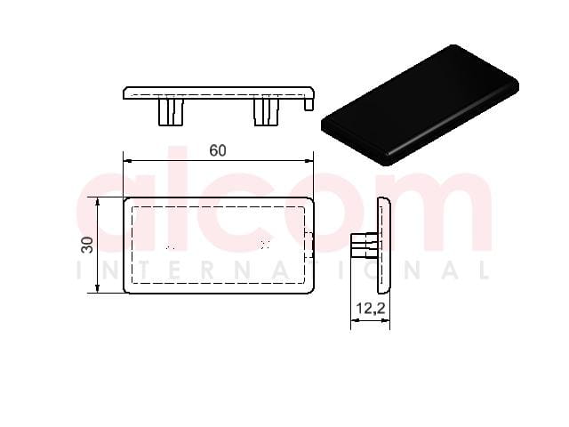 Zaślepka 60x30 Typ B| ALCOM