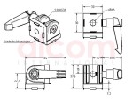Przegub 30x30 z zaciskiem