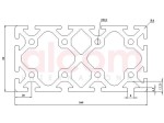 Profil aluminiowy konstrukcyjny 160x80 ciężki [8]