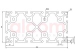 Profil aluminiowy konstrukcyjny 160x80 lekki [8]
