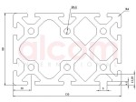 Profil aluminiowy konstrukcyjny 120x80 ciężki [8]