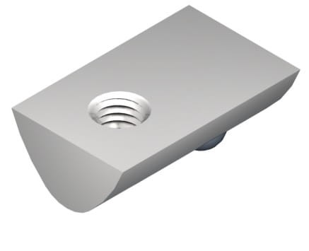 Wpust przesuwny bez podcięcia, M6 rowek 8