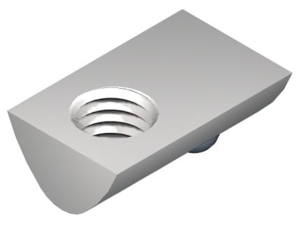 Wpust przesuwny bez podcięcia, M8 rowek 8