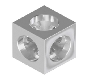 Łącznik węzłowy sześcienny 10 45x45 3D