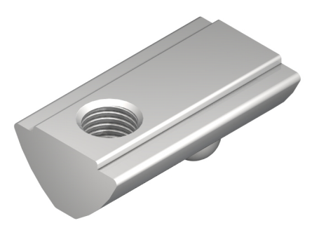 Wpust przesuwny z podcięciem, M5 rowek 8