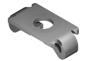 Płytka łącznika standardowego 8 40 nierdzewny