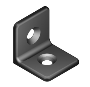 Kątownik 8 40x40 czarny