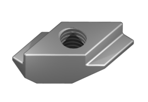 Wpust przesuwny ZN, M6 rowek 8