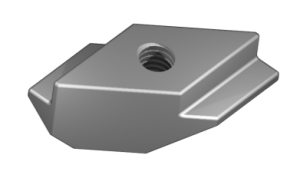 Wpust przesuwny Zn, M4 rowek 8