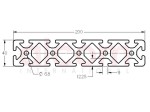 Profil aluminiowy konstrukcyjny 200x40 ciężki [8]