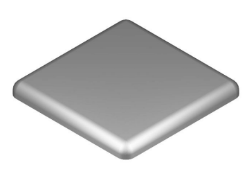 Zaślepka 6 30x30 szara | ALCOM