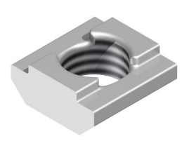 Wpust przesuwny przesuwalny M6 rowek 6