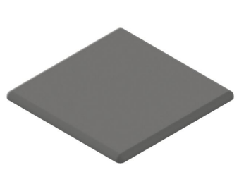 Zaślepka 10 80x80 szara | ALCOM