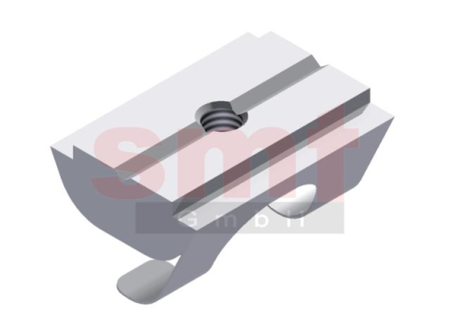 Wpust przesuwny M3 ESD z podcięciem + Blaszka sprężynująca, rowek 8E