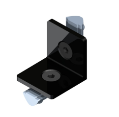 Kątownik 8 30 komplet czarny