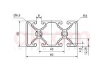 Profil aluminiowy konstrukcyjny 80x40 2N180 Eco [8]