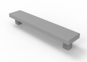 Zaślepka 8 80x16 szara