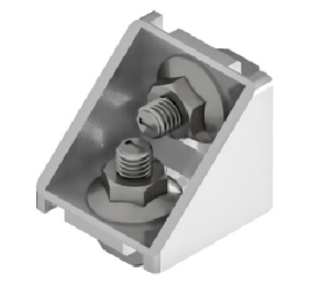 Kątownik 10 50x50 z zestawem mocującym