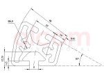 Profil aluminiowy konstrukcyjny R40/80-30° lekki [8]