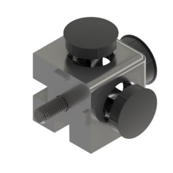 Zestaw łącznika sześciennego 3D