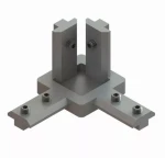 Łącznik narożny węzłowy 30x30 3D rowek 8