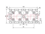 Profil aluminiowy konstrukcyjny 120x60 ciężki [6]