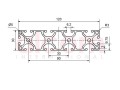 Profil aluminiowy konstrukcyjny 120x30 lekki [6]