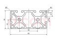 Profil aluminiowy konstrukcyjny 60x30 3N90° [6]