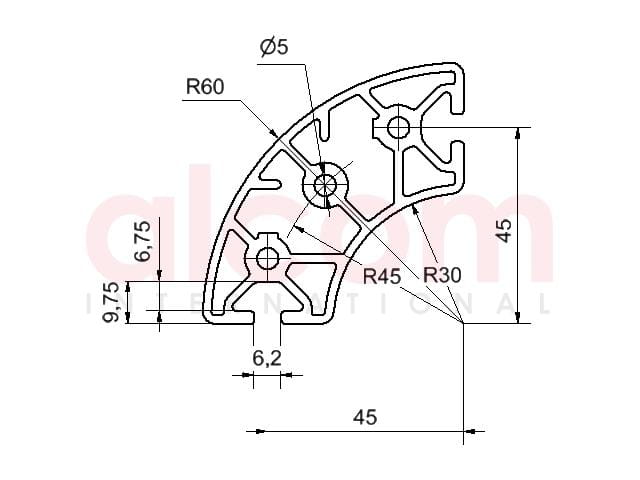 Profil 6 R30x60-90 lekki