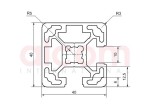 Profil aluminiowy konstrukcyjny 40x40 2N90 [10]