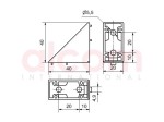 Kątownik 5 40 x 40 ZN