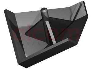 Zaślepka łącznika 8 40x40-2x45°