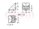 Kątownik 8 40x40 ZN
